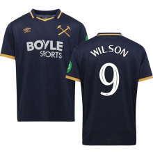 WILSON #9 West Ham Third Fans Soccer Jersey 2025/26 (CUP Font 杯赛字体 ) ★★