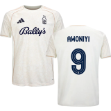 AWONIYI #9 Nottingham Forest Away Fans Jersey 2025/26 (CUP Font 杯赛字体 ) ★★