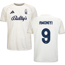 AWONIYI #9 Nottingham Forest Away Fans Jersey 2025/26 (CUP Font 杯赛字体 ) ★★