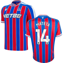 MATETA #14 Crystal Palace Home Fans Soccer Jersey 2025/26 (League Font 联赛字体 ) ★★