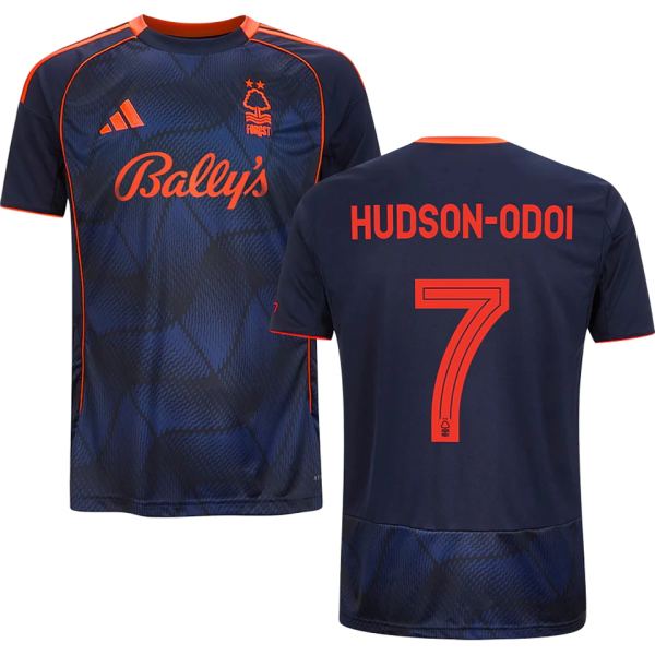 HUDSON-ODOI #7 Nottingham Forest Third Fans Jersey 2025/26 (CUP Font 杯赛字体 ) ★★