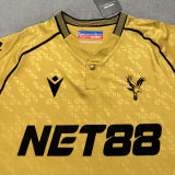 SARR #7 Crystal Palace Away Gold Fans Soccer Jersey 2025/26 (CUP Font 杯赛字体 ) ★★