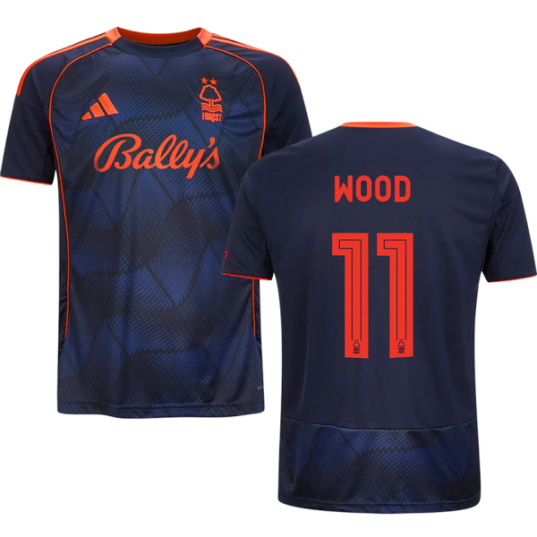 WOOD #11 Nottingham Forest Third Fans Jersey 2025/26 (CUP Font 杯赛字体 ) ★★
