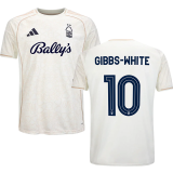 GIBBS-WHITE #10 Nottingham Forest Away Fans Jersey 2025/26 (CUP Font 杯赛字体 ) ★★