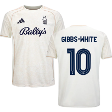 GIBBS-WHITE #10 Nottingham Forest Away Fans Jersey 2025/26 (CUP Font 杯赛字体 ) ★★