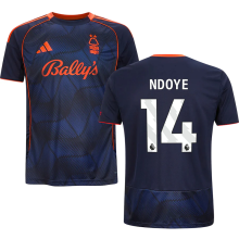 NDOYE #14 Nottingham Forest Third Fans Jersey 2025/26 (League Font 联赛字体 ) ★★