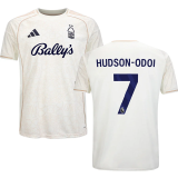 HUDSON-ODOI #7 Nottingham Forest Away Fans Jersey 2025/26 (League Font 联赛字体 ) ★★