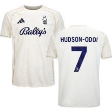 HUDSON-ODOI #7 Nottingham Forest Away Fans Jersey 2025/26 (League Font 联赛字体 ) ★★