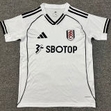 ADAMA #11 Fulham Home White Fans Soccer Jersey 2025/26 (League Font 联赛字体 ) ★★