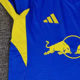 AARONSON #11 Leeds United Away Blue Fans Soccer Jersey 2025/26 (League Font 联赛字体 ) ★★