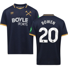 BOWEN #20 West Ham Third Fans Soccer Jersey 2025/26 (League Font 联赛字体 ) ★★