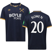 BOWEN #20 West Ham Third Fans Soccer Jersey 2025/26 (CUP Font 杯赛字体 ) ★★