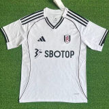 Raúl #7 Fulham Home White Fans Soccer Jersey 2025/26 (League Font 联赛字体 ) ★★