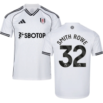 SMITH ROWE #32 Fulham Home White Fans Soccer Jersey 2025/26 (League Font 联赛字体 ) ★★
