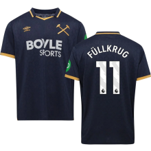 Füllkrug #11 West Ham Third Fans Soccer Jersey 2025/26 (League Font 联赛字体 ) ★★