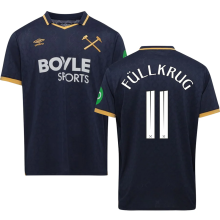 Füllkrug #11 West Ham Third Fans Soccer Jersey 2025/26 (CUP Font 杯赛字体 ) ★★