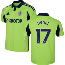 IWOBI #17 Fulham Away Green Fans Soccer Jersey 2025/26 (League Font 联赛字体 ) ★★