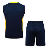 2025/26 Santos Dark Blue Vest Training Jersey(A Set)
