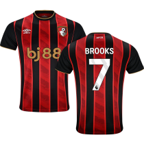 BROOKS #7 Bournemouth Home Fans Soccer Jersey 2025/26 (League Font 联赛字体 ) ★★