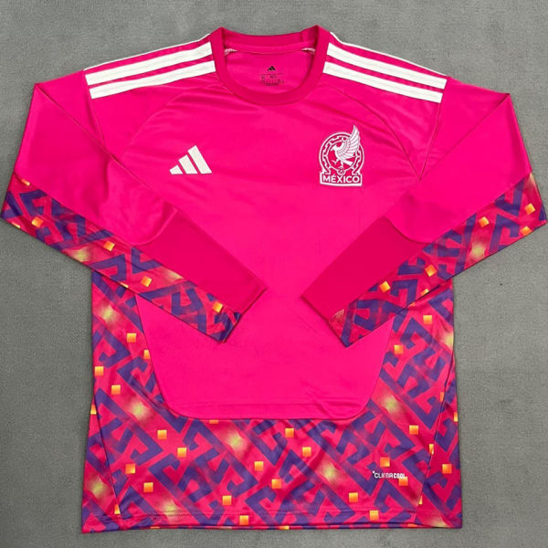 2026/27 Mexico Red Goalkeeper Long Sleeve Soccer Jersey