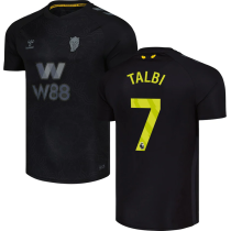 TALBI #7 Sunderland Third Black Fans Soccer Jersey 2025/26 (League Font 联赛字体 ) ★★