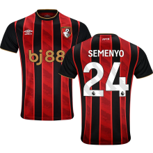 SEMENYO #24 Bournemouth Home Fans Soccer Jersey 2025/26 (League Font 联赛字体 ) ★★