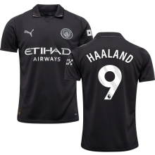 HAALAND #9 Man City 1:1 Quality Away Fans Soccer Jersey 2025/26 (League Font 联赛字体 ) ★★