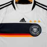 2008 Germany Home White Retro Soccer Jersey