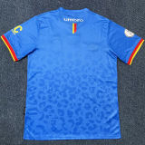 2025/26 Congo DR Home Blue Fans Soccer Jersey 民主刚果
