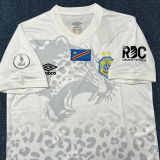 2025/26 Congo DR Away White Fans Soccer Jersey 民主刚果