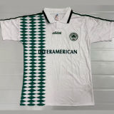 1995/1996 Panathinaikos Away White Retro Soccer Jersey