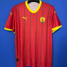 2025 Guinee Away Red Fans Soccer Jersey 几内亚