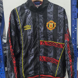 1993/1995 M Utd Black Retro Windbreaker