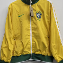 2025/26 Brazil Yellow Retro Windbreaker