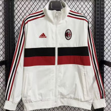 2025/26 AC White Retro Windbreaker