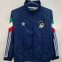 2025/26 Italy Blue Retro Style Windbreaker