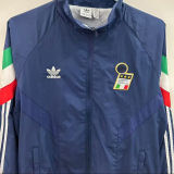 2025/26 Italy Blue Retro Style Windbreaker