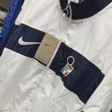 1996 Italy White Retro Style Windbreaker