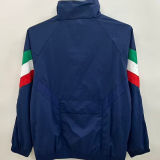 2025/26 Italy Blue Retro Style Windbreaker