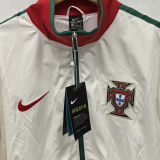 2025/26 Portugal White Retro Windbreaker
