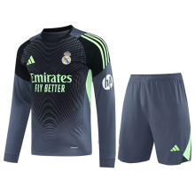 2025/26 RM Goalkeeper Long Sleeve Fans Soccer Jersey (A Set)