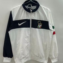 1996 Italy White Retro Style Windbreaker