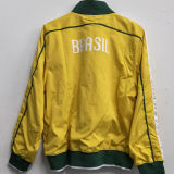 2025/26 Brazil Yellow Retro Windbreaker