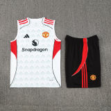 2025/26 M Utd Black Vest Training Jersey(A Set)