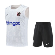 2025/26 CFC White Vest Training Jersey(A Set)