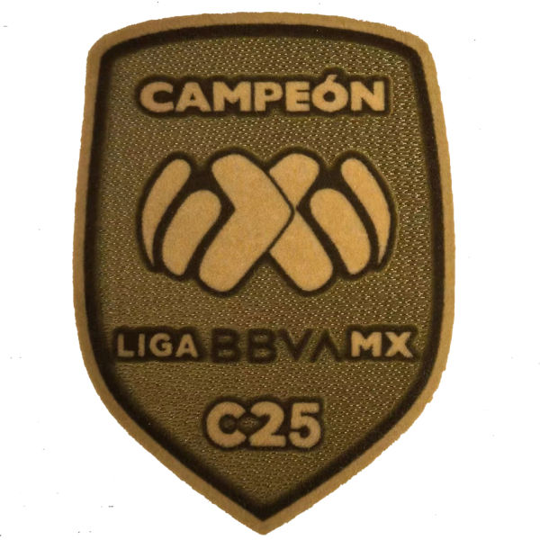 CAMPEON LIGA MX C25 Patch 墨西哥C25章  (You can buy it alone OR tell us which jersey to print it on. )