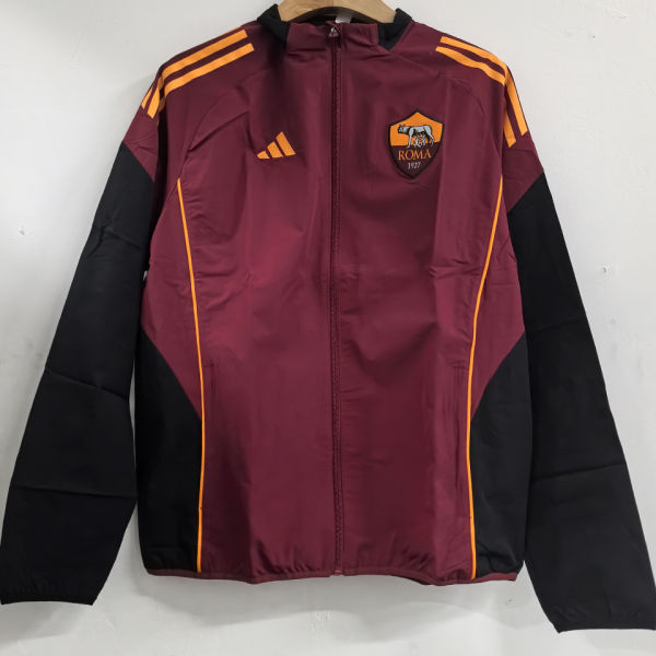 2025/26 Roma Red Windbreaker