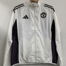 2025/26 M Utd White Windbreaker