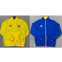 2026 Colombia Yellow And Blue Reversible Windbreaker 双面