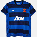 2011/2012 M Utd Away Blue Retro Soccer Jersey